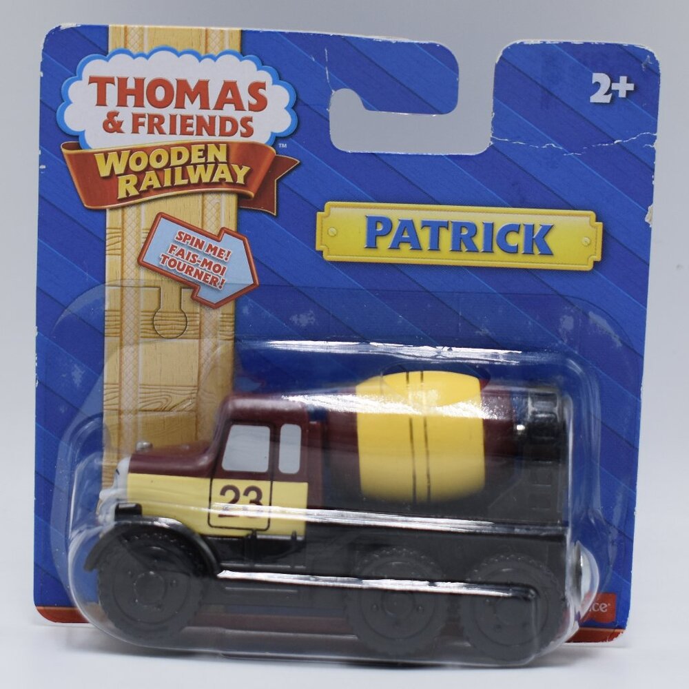 Patrick 23 Cement Mixer Spin Me Thomas & Friends Wooden Railway Train Engine New